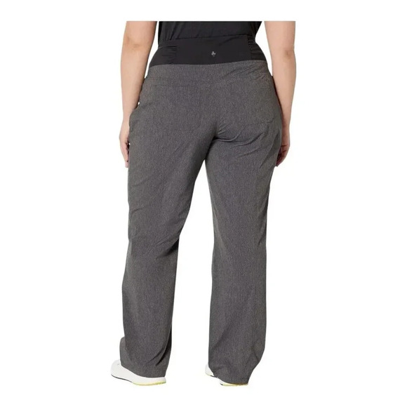 PrAna Summit Pant Charcoal Heather Plus Size Womens 3X Regular Stretch Outdoor - Picture 2 of 10